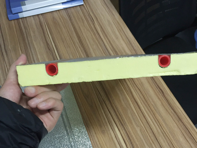 預置溝槽鋁板地暖模塊