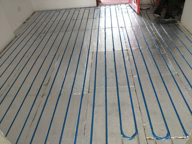 預置溝槽鋁板地暖模塊