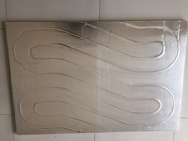 預置溝槽鋁板地暖模塊