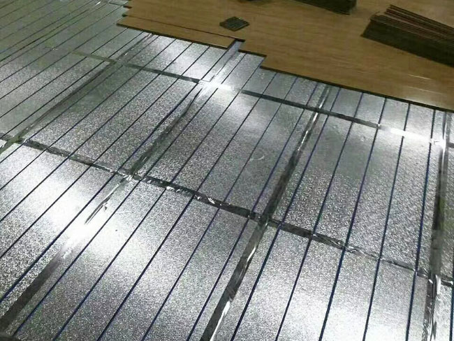 預置溝槽鋁板地暖模塊