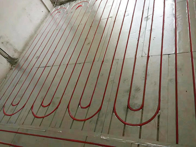 預置溝槽鋁板地暖模塊